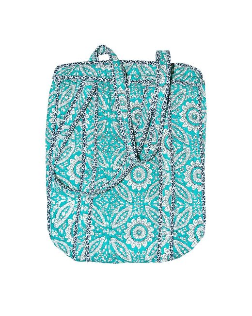 Inara Blue Mediterranean Mosaic Tote Bag