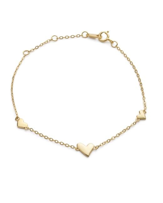 Elk & Bloom Metallic Tiny Heart Bracelet