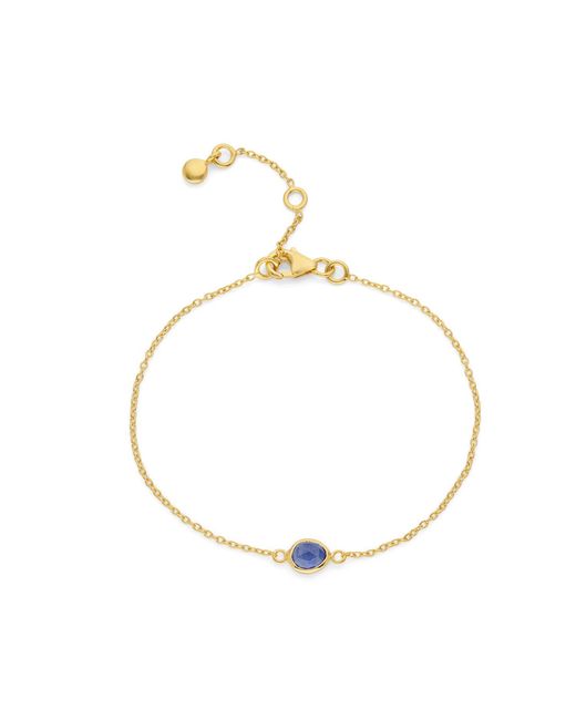 Auree Jewellery White Hampton Sapphire & Vermeil Bracelet