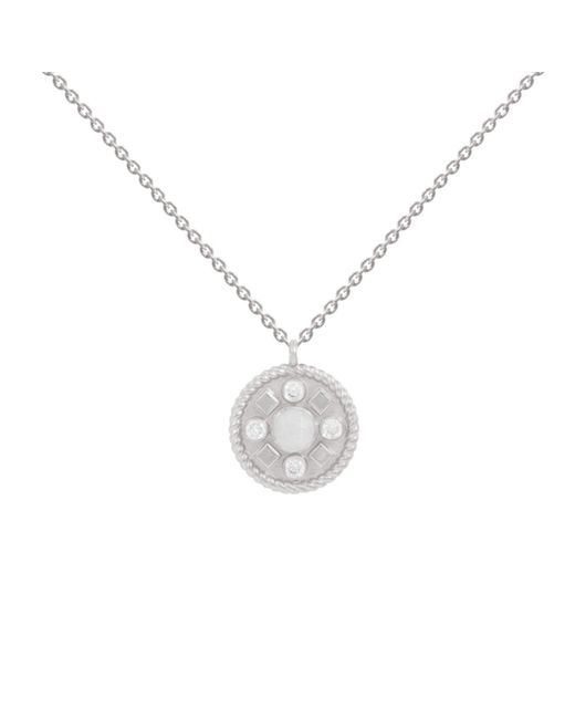 Lavani Jewels Metallic Silver Itzia Necklace