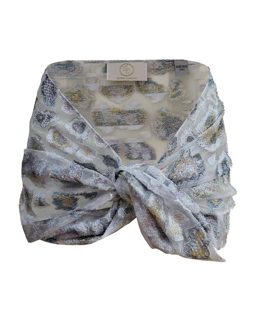 GeeGee Collection Gray Neutrals Pippa Beach Skirt