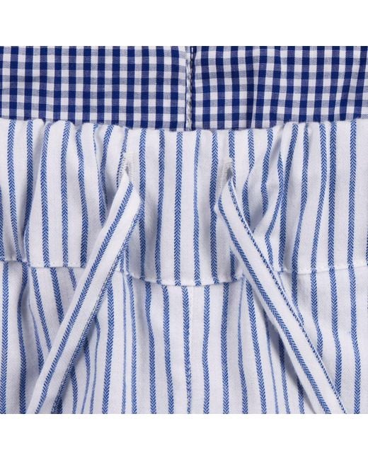 Lounge Blue Loungewear Shorts Monk Seal Design for men