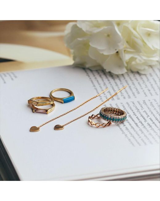 Preeti Sandhu Metallic 14K, Plated Dome Ring
