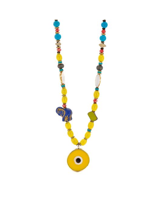 Ebru Jewelry Yellow Carpe Diem Necklace