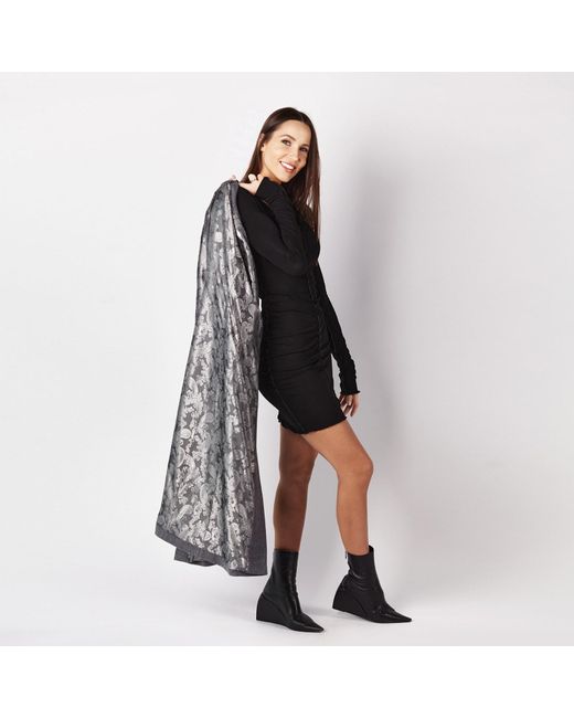 Mandragora Gray Classic Wool Coat