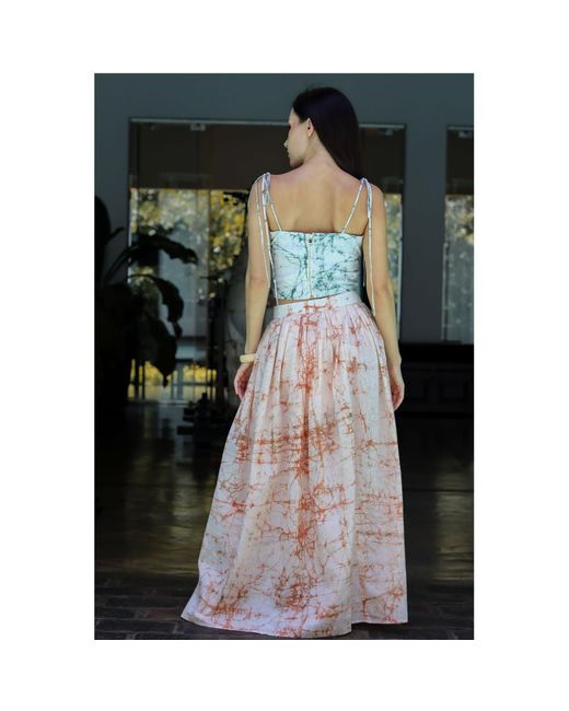 Celeste Mendis Pink Mid-Summer Romance Skirt