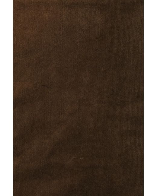 Louche Brown Rebecka Baby Cord Midi Shirt Dress
