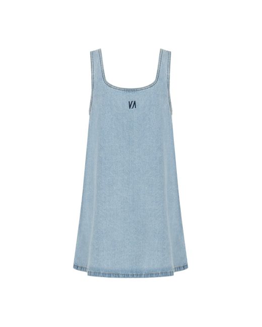 Nocturne Blue Jean Dress With Thick Straps