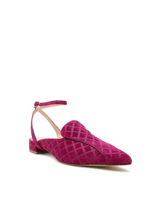 Alterre Purple Malbec Puff Marilyn Pointed Loafer