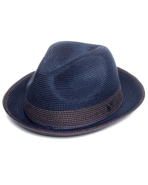 Dasmarca Hats Blue Dasmarca Florence Summer Two Tone Crushable Hat for men