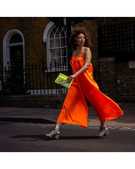 Blaise London Orange The Tawny Jumpsuit