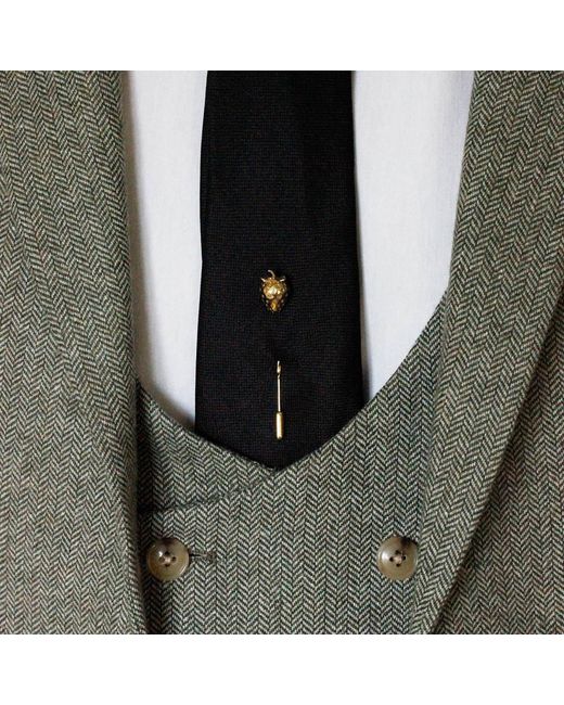 Lee Renee Metallic Strawberry Tie Pin – for men