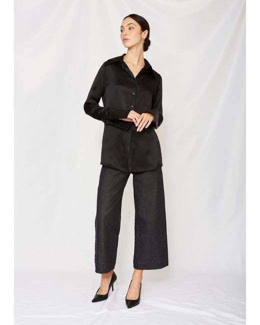 Nike Black The Silk Blouse