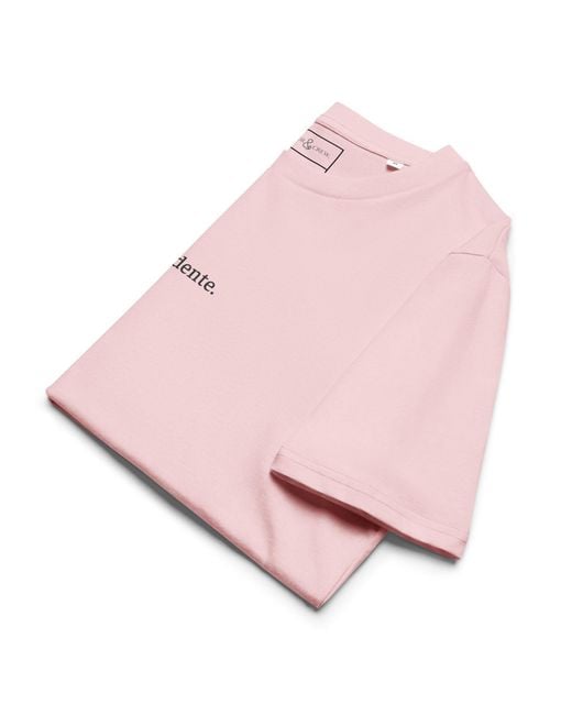 Anchor and Crew Pink Cotton Eleven Life, Al Dente Editions Organic Cotton T-Shirt for men