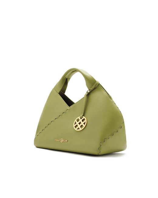 Orange Cube Green Fortune Cookie Mini Tote