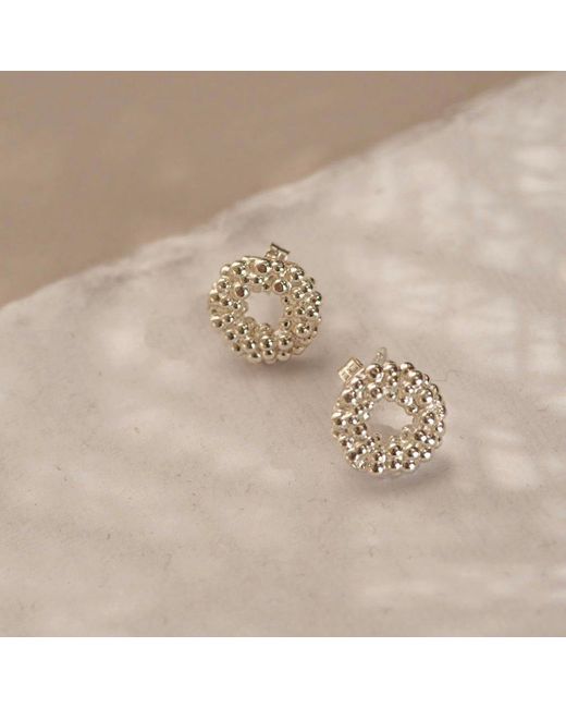 Dainty London Metallic Mini Barnacle Hoops