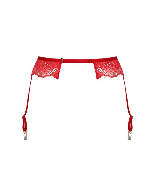 BonBon Lingerie Red Griselda Suspender Belt