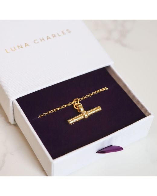 Luna Charles Metallic Lola T-Bar Bracelet