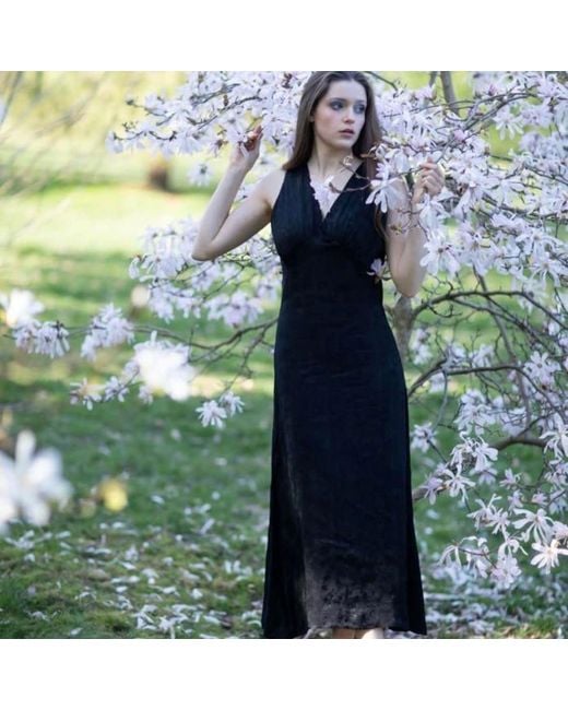 NUMBAT Black Ada Silk Jacquard Dress