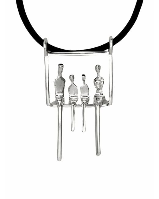 Yenny Cocq Llc Metallic Family Of Four