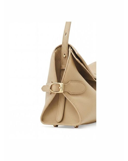 Orange Cube Natural Fantina Folded Hobo Bag