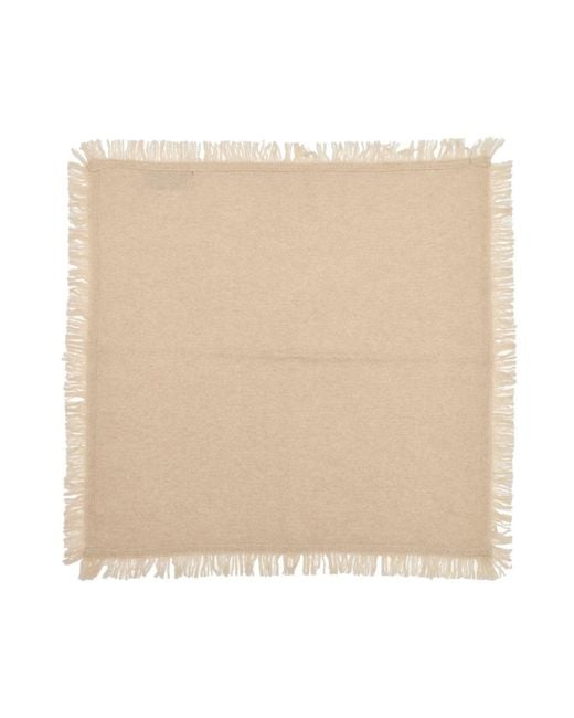 Mohair&Angora Natural Wool Foulard Caria