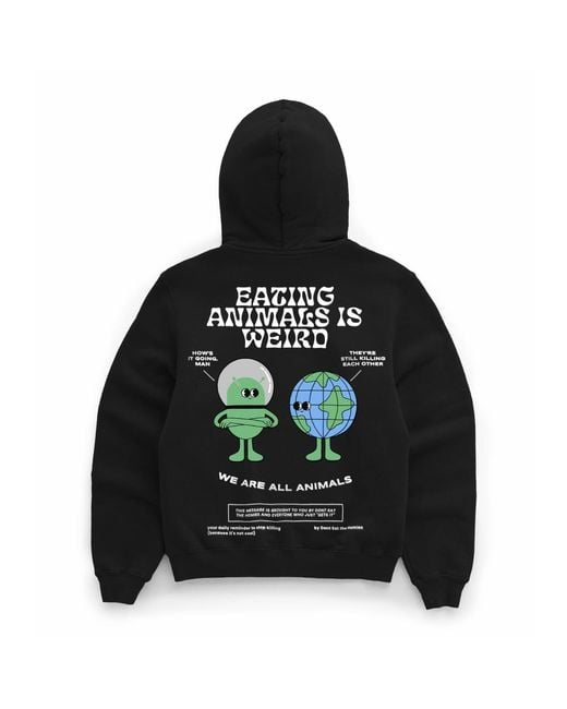 Dont Eat the Homies Black Eating Animals Is Weird Hoodie