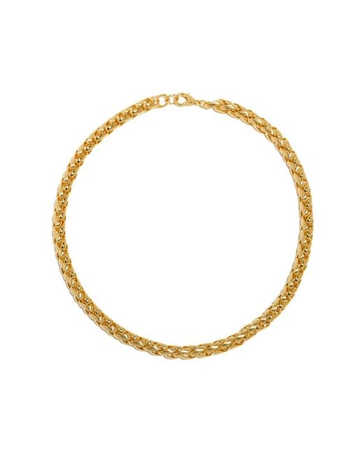 Caramel Vintage Jewellery Metallic Vintage Plated Mabel Necklace