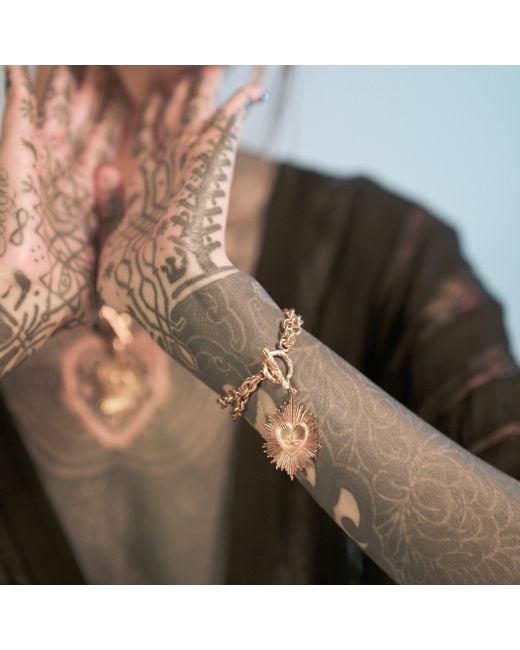 IN CAUDA VENENUM Metallic Akasha Bracelet
