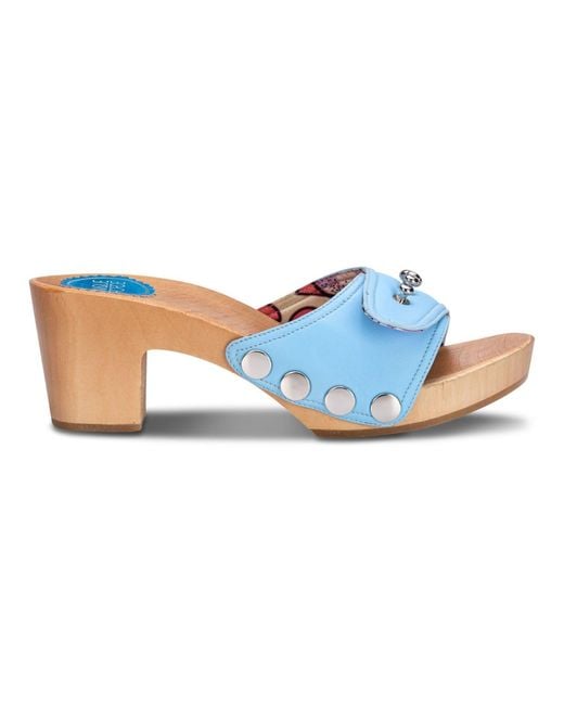 Nique Forde Blue Celeste Georgie Sandals