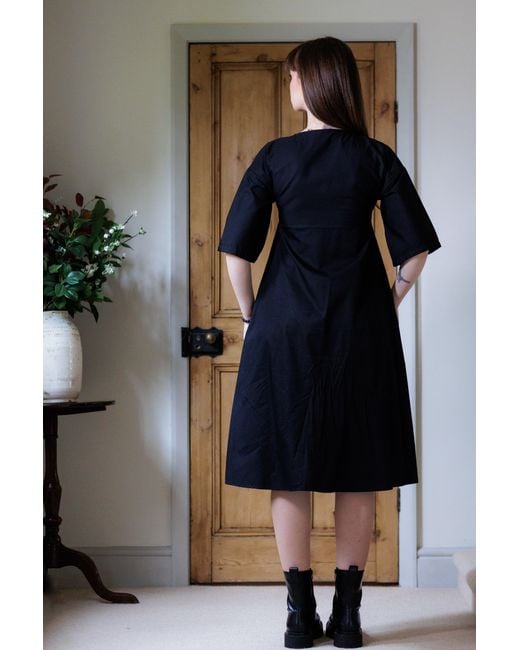 Frock Tales Blue Musician Midi Dress