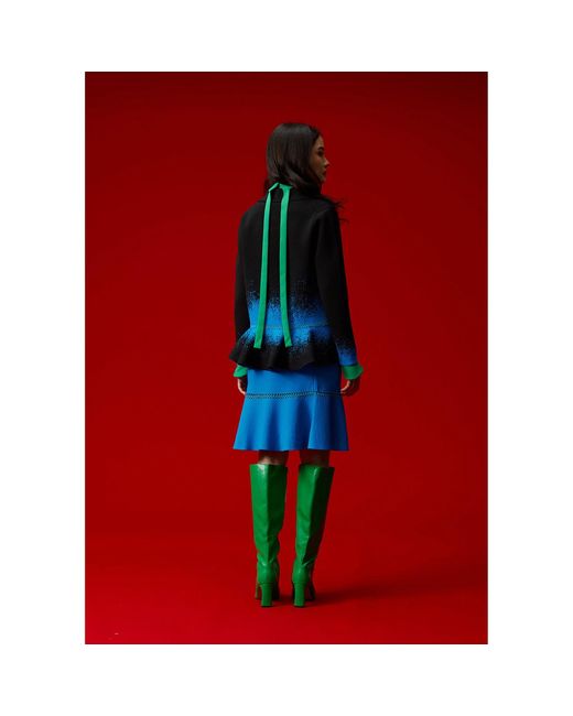 Arto. Blue Be Bright & Excited Cuff Shirt