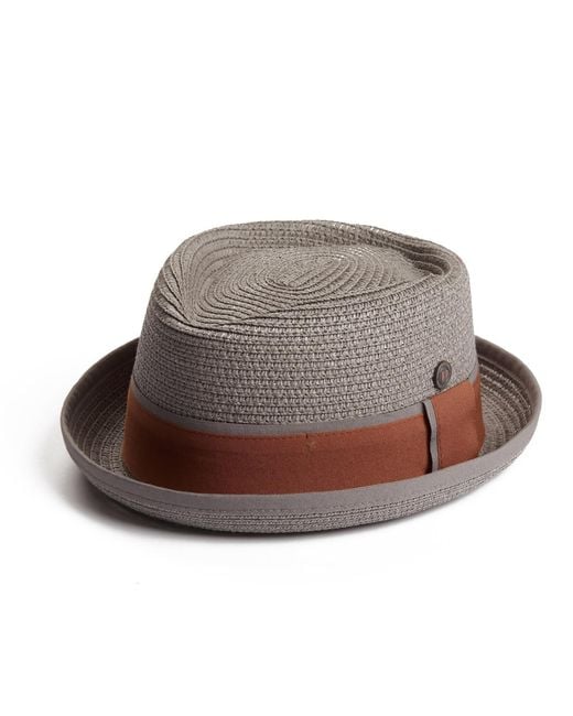 Dasmarca Hats Brown Dasmarca Durban Summer Diamond Crown Light Weight Breathable Porkpie Hat for men