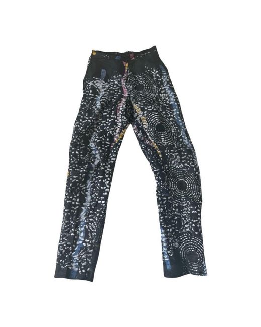 Chuks Collins Gray Oke Adire Pant for men