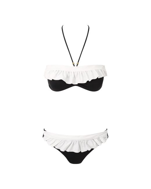 Belle -et-BonBon Black Festival Bikini Set Two Bikinis