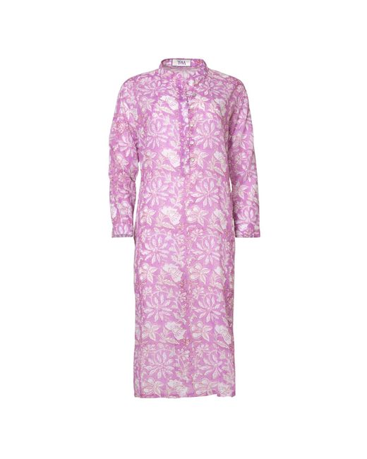 Tiger and the Monkey Purple The Lulu Shirtdress