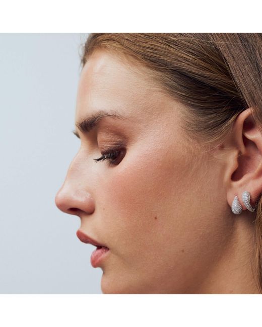 Sif Jakobs Jewellery Metallic Earrings Goccia Circolo