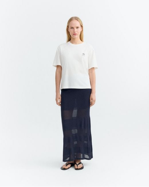 Thinking Mu White Lucia Window View T-Shirt