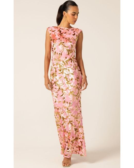 SACHA DRAKE Pink Heavenly Heights Maxi Dress