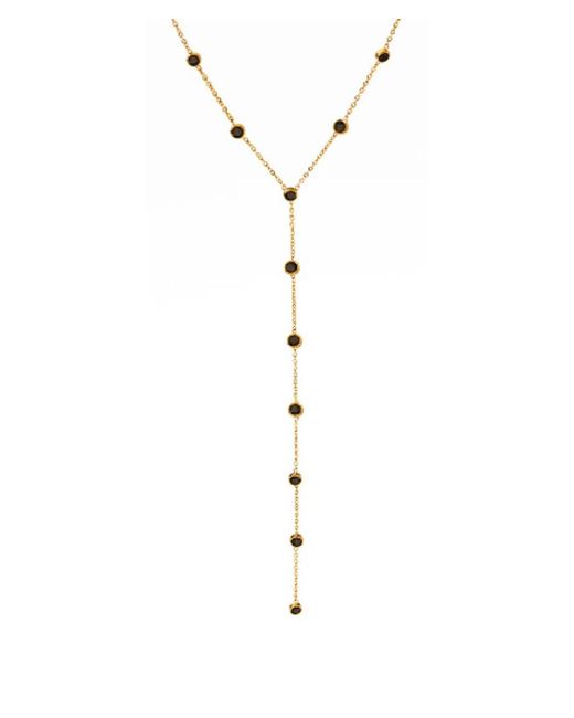 Adriana Pappas Designs White Golddust Lariat