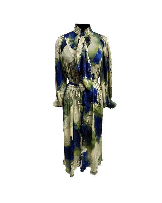 Zasta Studio Green Summer Print Edition Dress Four