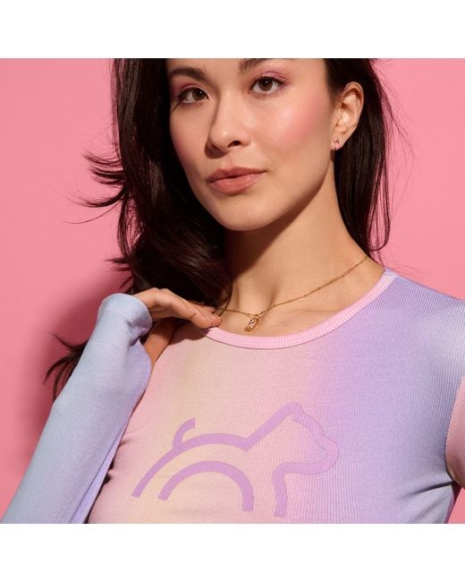 Cloud Haven Purple Long Sleeve Logo Tee