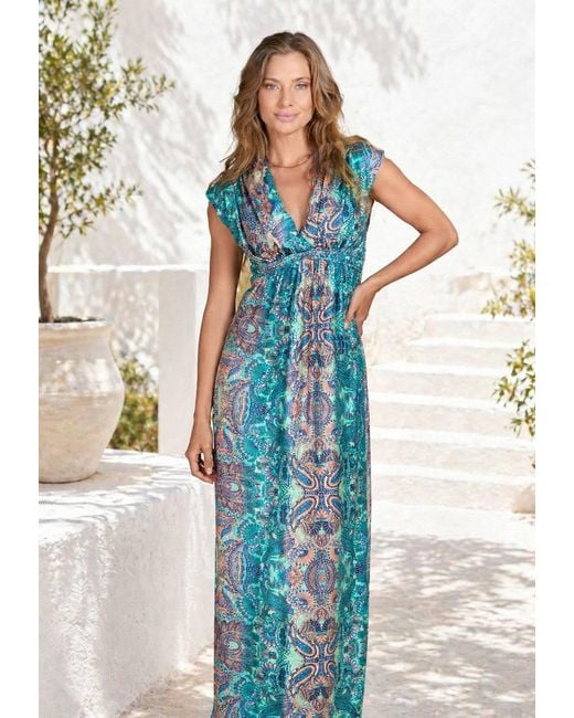 Chic by Lirette Blue Kimono Dress Quetzal