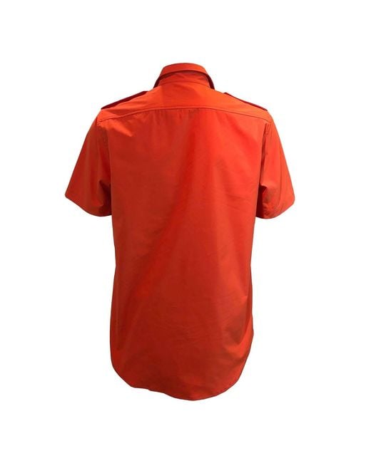 SNIDER Red Thorn Short Sleeved Shirt for men