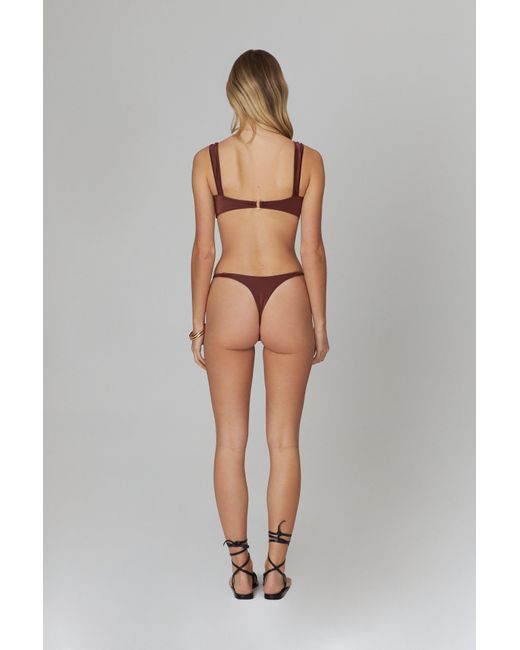 Bianca Resortwear Brown Lola Bikini Top