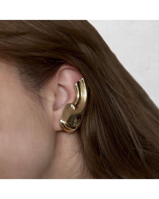 London Atelier Byproduct White Ear Cuff Earring One Piece