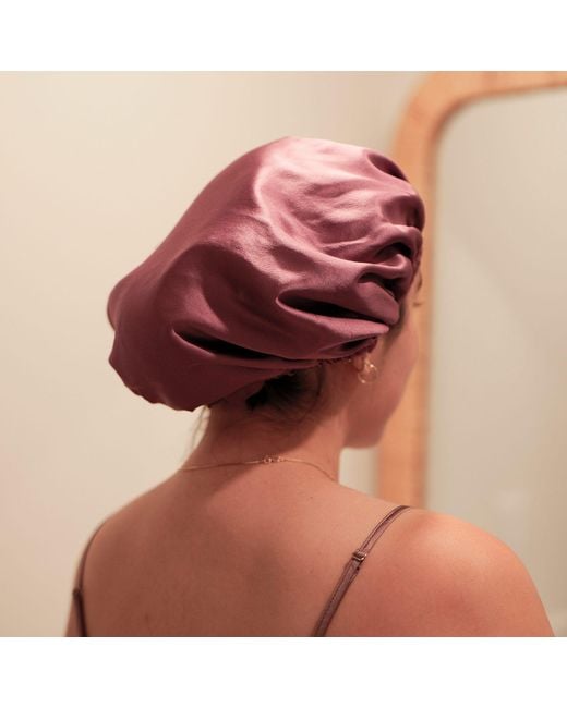 Soft Strokes Silk Natural Pure Mulberry Silk Cocoa Hair Bonnet