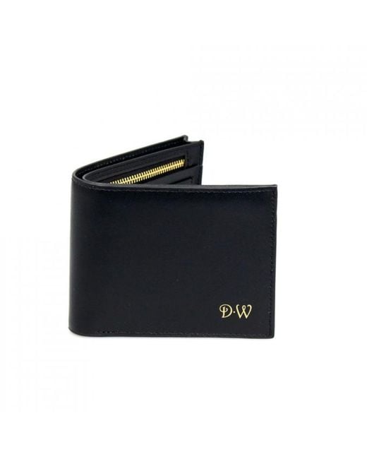 DAVID WEJ Black Billfold Wallet – for men