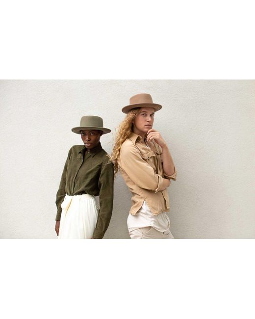 Jamie Slye Hats + Accessories Black Neutrals Noble Wool Fedora Hat