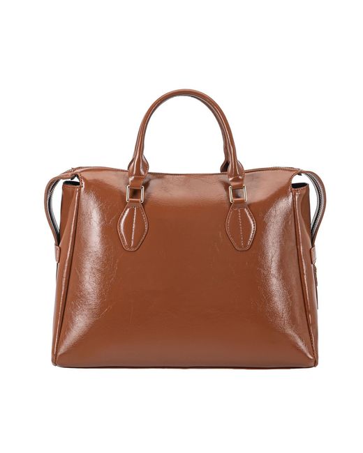 Mkf Collection - J'omor Brown Yareli Tote Bag With Mini Bag- 2-Piece Set